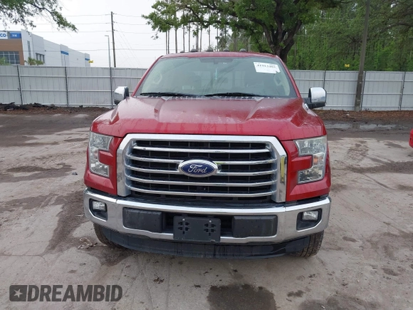 2015 Ford F-150 XL with VIN 1FTEW1CP7FFC87507, listed as a IAAI auction lot 41913485 with 150,960 mi miles. Bid and sale history available at carsss.com. Image 12.