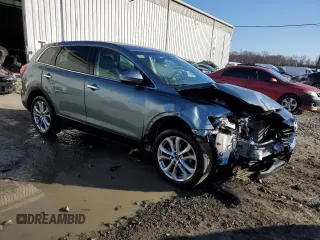 2013 Mazda CX-9 Grand Touring with VIN JM3TB3DV7D0400567, listed as a Copart auction lot 50705585 with 82,071 mi miles and Salvage Title. Bid and sale history available at carsss.com. Image 4.