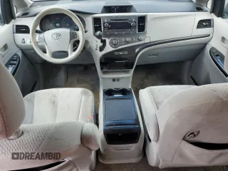 2012 Toyota Sienna LE with VIN 5TDJK3DC0CS043968, listed as a Copart auction lot 72185614 with 166,194 mi miles and Salvage Title. Bid and sale history available at carsss.com. Image 8.