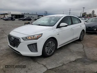 2020 Hyundai Ioniq SE with VIN KMHC65LD2LU214181, listed as a Copart auction lot 44080285 with 76,226 mi miles and Salvage title. Bid and sale history available at DreamBid. Image 1.