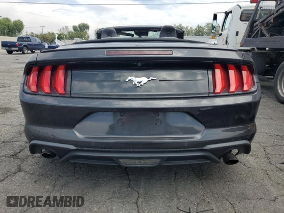 2022 Ford Mustang EcoBoost with VIN 1FATP8UHXN5124624, listed as a Copart auction lot 52916995 with 0 mi miles and Non Repairable. Bid and sale history available at carsss.com. Image 6.