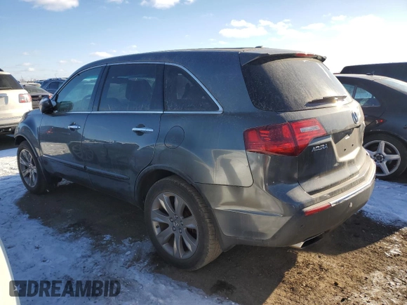 2012 Acura MDX Advance with VIN 2HNYD2H88CH501628, listed as a Copart auction lot 88080915 with 165,849 mi miles and Clean Title. Bid and sale history available at DreamBid. Image 2.