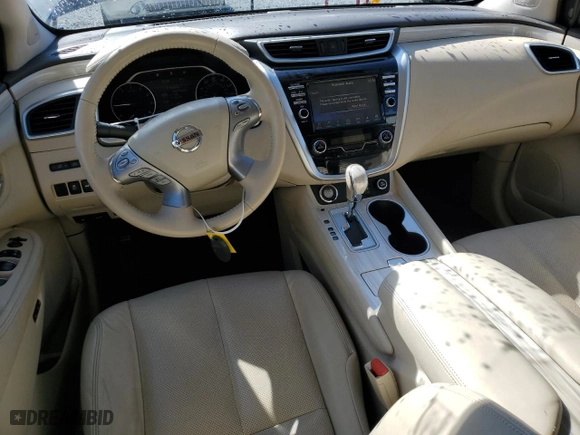 2016 Nissan Murano S with VIN 5N1AZ2MG5GN101170, listed as a Copart auction lot 49391835 with 58,054 mi miles and Salvage Title. Bid and sale history available at carsss.com. Image 8.