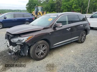 2019 Infiniti QX60 Pure with VIN 5N1DL0MM7KC508520, listed as a Copart auction lot 54226845 with 78,613 mi miles and Salvage title. Bid and sale history available at DreamBid. Image 1.