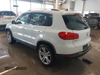 2016 Volkswagen Tiguan S with VIN WVGBV7AX0GW532236, listed as a IAAI auction lot 41610575 with 104,193 mi miles and . Bid and sale history available at DreamBid. Image 3.