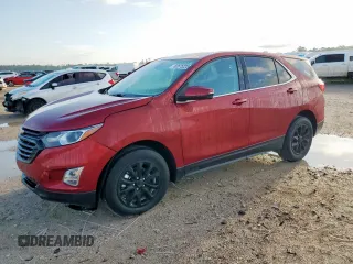 2018 Chevrolet Equinox LT with VIN 3GNAXJEVXJS500534, listed as a Copart auction lot 62875225 with 53,105 mi miles and Salvage title. Bid and sale history available at DreamBid. Image 1.