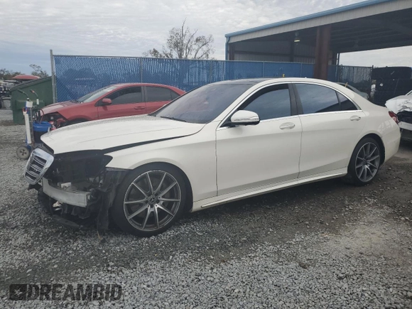 2018 Mercedes-Benz S 560 with VIN WDDUG8DB7JA413543, listed as a Copart auction lot 88582945 with Not Provided miles and Salvage Title. Bid and sale history available at carsss.com. Image 1.