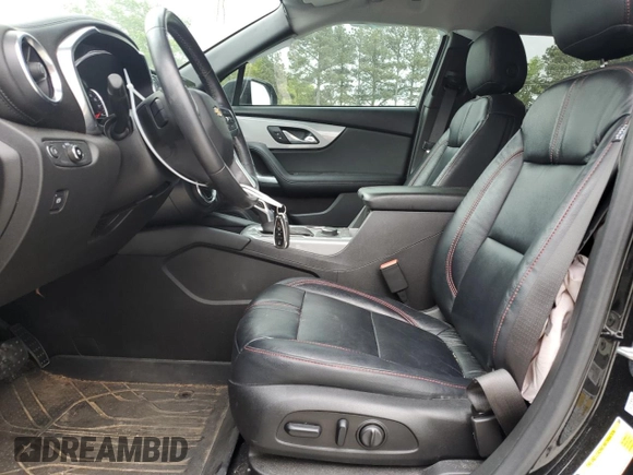 2019 Chevrolet Blazer z VIN 3GNKBBRA4KS688341, wystawiony jako Copart lot #53078925 z przebiegiem 73 831 mil mil oraz Szkoda całkowita • Salvage title. Historia ofert i sprzedaży dostępna na DreamBid. Obrazek 7.