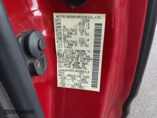 2007 Nissan Frontier XE with VIN 1N6BD06T97C409053, listed as a IAAI auction lot 41616142 with 165,128 mi miles. Bid and sale history available at carsss.com. Image 9.