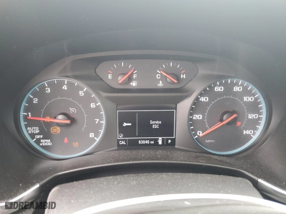 2018 Chevrolet Equinox LT with VIN 3GNAXSEVXJS647958, listed as a Copart auction lot 55404204 with 63,040 mi miles and Salvage Title. Bid and sale history available at carsss.com. Image 9.