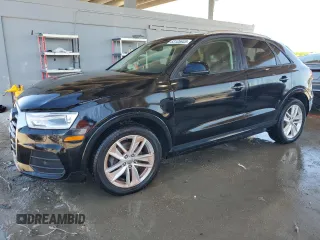 2017 Audi Q3 Premium with VIN WA1ECCFS3HR013012, listed as a Copart auction lot 53105645 with 87,520 mi miles and Clean Title. Bid and sale history available at carsss.com. Image 1.