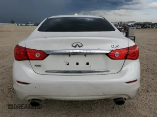 2017 Infiniti Q50 Premium with VIN JN1EV7AR5HM841445, listed as a Copart auction lot 62714425 with 134,161 mi miles and Salvage title. Bid and sale history available at DreamBid. Image 6.