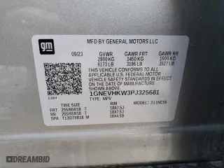 2023 Chevrolet Traverse LT Leather with VIN 1GNEVHKW3PJ325681, listed as a Copart auction lot 46568295 with 21,366 mi miles and Salvage Title. Bid and sale history available at carsss.com. Image 16.