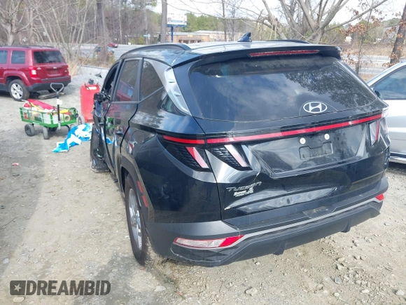 2023 Hyundai Tucson SEL with VIN 5NMJB3AE7PH254423, listed as a IAAI auction lot 41508775 with 39,000 mi miles. Bid and sale history available at carsss.com. Image 3.