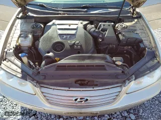 2008 Hyundai Azera Limited with VIN KMHFC46F48A295271, listed as a Copart auction lot 76299094 with 144,226 mi miles and Salvage Title. Bid and sale history available at carsss.com. Image 11.