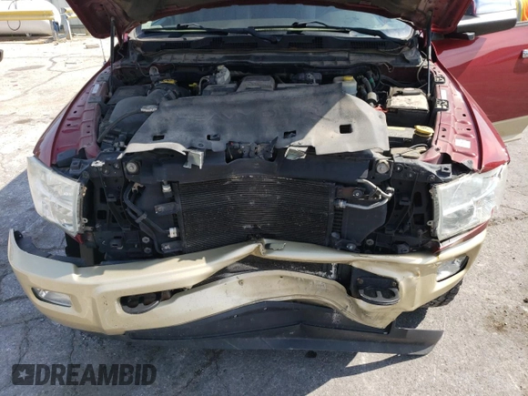 2012 Ram 2500 Laramie Longhorn with VIN 3C6UD5GL4CG225905, listed as a Copart auction lot 68752344 with 141,210 mi miles and Salvage Title. Bid and sale history available at carsss.com. Image 12.