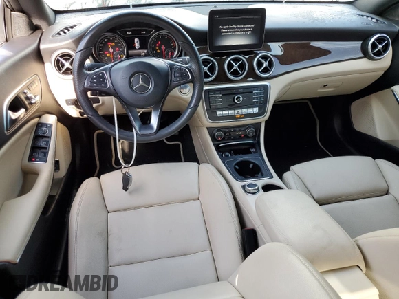 2018 Mercedes-Benz CLA 250 with VIN WDDSJ4EB7JN678603, listed as a Copart auction lot 66679683 with 58,470 mi miles and . Bid and sale history available at DreamBid. Image 8.