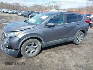 2018 Honda CR-V EX-L with VIN 7FARW2H87JE039574, listed as a IAAI auction lot 41741503 with 34,327 mi miles. Bid and sale history available at carsss.com. Image 2.