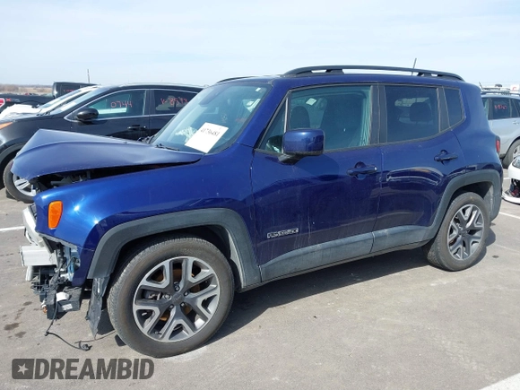 2018 Jeep Renegade Latitude with VIN ZACCJABB0JPH10574, listed as a IAAI auction lot 41736481 with 70,730 mi miles and . Bid and sale history available at DreamBid. Image 15.