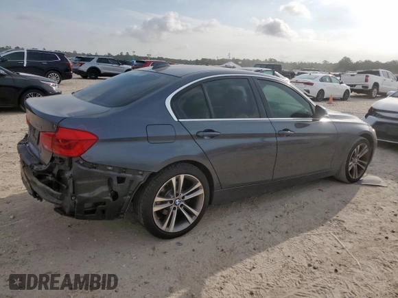 2016 BMW 3 Series 328i z VIN WBA8E9C52GK646717, wystawiony jako Copart lot #58204995 z przebiegiem 70 525 mil mil oraz Szkoda całkowita • Salvage title. Historia ofert i sprzedaży dostępna na DreamBid. Obrazek 3.