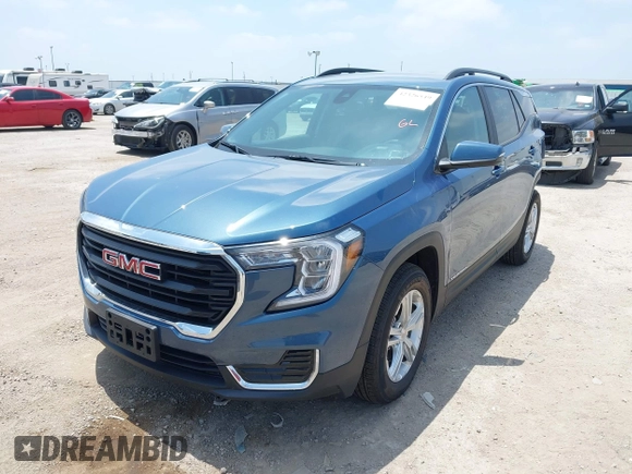 2024 GMC Terrain SLE с VIN 3GKALMEG2RL299603, выставлен на аукционе IAAI как лот 42326549 с пробегом 7 356 миль миль и . История ставок и продаж доступна на DreamBid. Изображение 2.