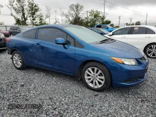 2012 Honda Civic Cpe EX-L with VIN 2HGFG3B9XCH518282, listed as a Copart auction lot 52096665 with 140,021 mi miles and Salvage Title. Bid and sale history available at carsss.com. Image 4.