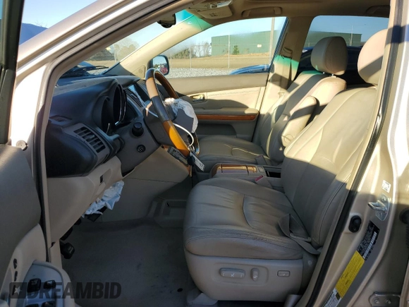 2007 Lexus RX 350 with VIN 2T2GK31U67C001046, listed as a Copart auction lot 86717984 with 181,934 mi miles and Salvage Title. Bid and sale history available at DreamBid. Image 7.