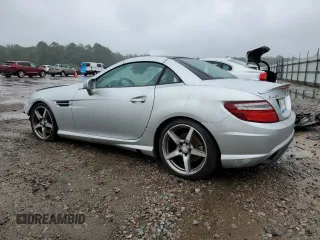 2015 Mercedes-Benz SLK-Class SLK 350 with VIN WDDPK5HA6FF107472, listed as a Copart auction lot 66288584 with 35,952 mi miles and Salvage Title. Bid and sale history available at carsss.com. Image 2.