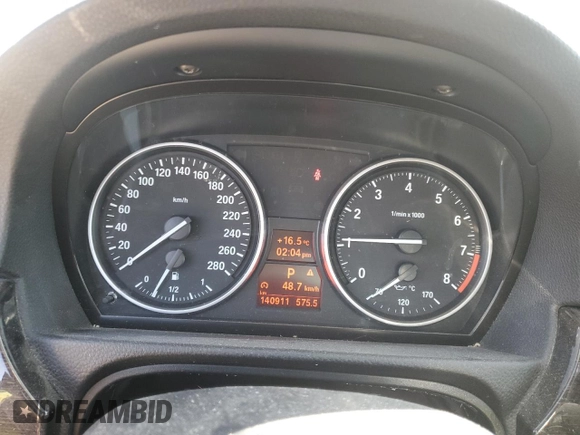 2011 BMW 3 Series 335i xDrive with VIN WBAKF9C58BE620391, listed as a Copart auction lot 54764595 with 140,911 mi miles and Salvage Title. Bid and sale history available at carsss.com. Image 9.