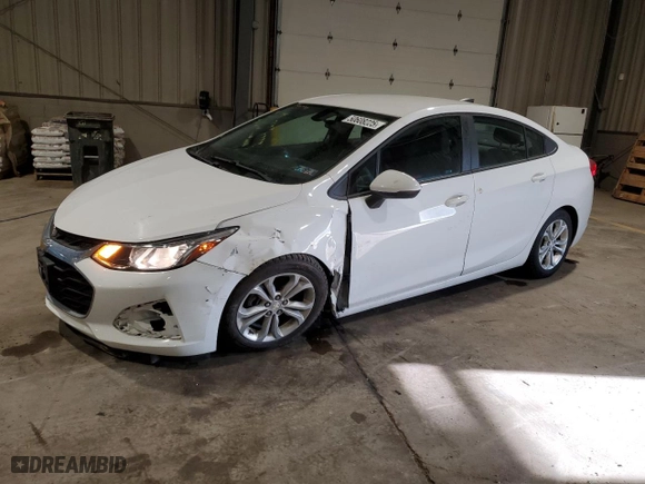 2019 Chevrolet Cruze LS with VIN 1G1BC5SM4K7153142, listed as a Copart auction lot 50608225 with 101,294 mi miles and Salvage Title. Bid and sale history available at carsss.com. Image 1.