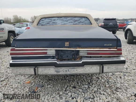 1985 Buick Regal with VIN 1G4GJ47A6FH416030, listed as a Copart auction lot 54593225 with 849,099 mi miles and Salvage Title. Bid and sale history available at DreamBid. Image 6.