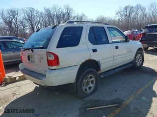 2002 Isuzu Rodeo with VIN 4S2DM58W624304459, listed as a IAAI auction lot 41853398 with 169,313 mi miles. Bid and sale history available at carsss.com. Image 4.