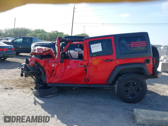 2015 Jeep Wrangler Unlimited Sport with VIN 1C4BJWDG4FL694005, listed as a IAAI auction lot 41971529 with Not provided miles and . Bid and sale history available at DreamBid. Image 14.