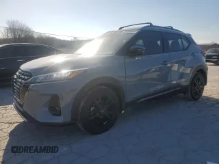 2024 Nissan Kicks SR with VIN 3N1CP5DV9RL485334, listed as a Copart auction lot 48486605 with 14,130 mi miles and Salvage Title. Bid and sale history available at carsss.com. Image 1.
