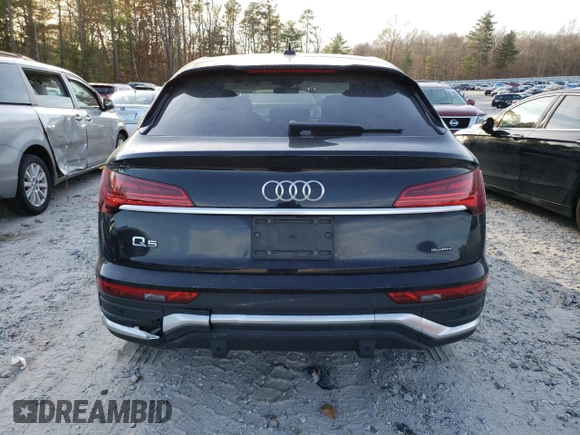 2024 Audi Q5 Sportback S line Prestige with VIN WA16AAFY7R2047970, listed as a Copart auction lot 78862604 with 13,186 mi miles and Salvage title. Bid and sale history available at DreamBid. Image 6.