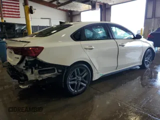 2021 Kia Forte GT-Line with VIN 3KPF34AD9ME414711, listed as a Copart auction lot 57245545 with 62,200 mi miles and Salvage title. Bid and sale history available at DreamBid. Image 3.