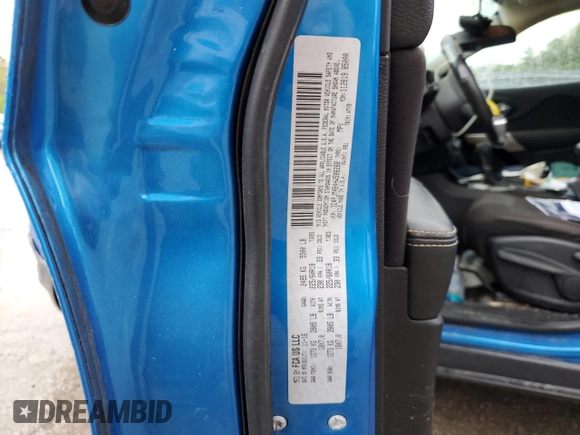 2017 Jeep Cherokee Sport с VIN 1C4PJMAB4HW588268, выставлен на аукционе Copart как лот 53804855 с пробегом 68 509 миль миль и Списание • Salvage title. История ставок и продаж доступна на DreamBid. Изображение 13.