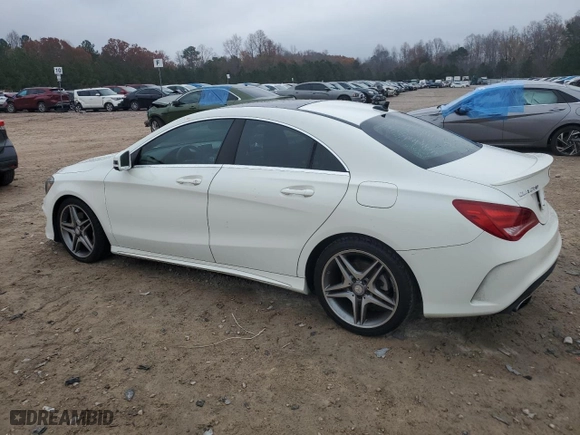 2014 Mercedes-Benz CLA-Class CLA 250 with VIN WDDSJ4EB7EN103598, listed as a Copart auction lot 81374744 with 119,389 mi miles and Salvage Title. Bid and sale history available at carsss.com. Image 2.