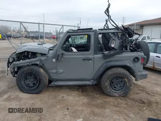 2018 Jeep Wrangler Sport S with VIN 1C4GJXAGXJW197483, listed as a IAAI auction lot 41825305 with 64,173 mi miles and . Bid and sale history available at DreamBid. Image 15.