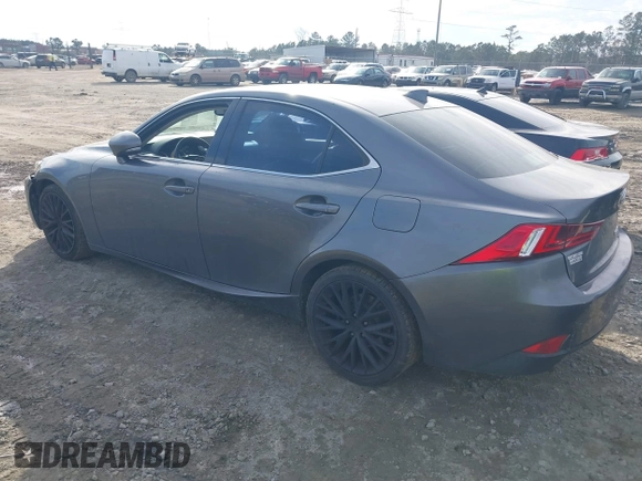 2014 Lexus IS 250 with VIN JTHBF1D29E5005375, listed as a IAAI auction lot 41481295 with 249,716 mi miles. Bid and sale history available at carsss.com. Image 3.