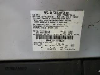2014 Ford Taurus SEL z VIN 1FAHP2E86EG128370, wystawiony jako Copart lot #58216645 z przebiegiem 95 488 mil mil oraz Tytuł czysty. Historia ofert i sprzedaży dostępna na DreamBid. Obrazek 12.