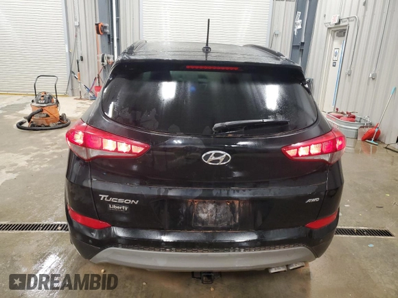2017 Hyundai Tucson Value with VIN KM8J3CA24HU569897, listed as a Copart auction lot 86643104 with 116,913 mi miles and Salvage Title. Bid and sale history available at carsss.com. Image 6.