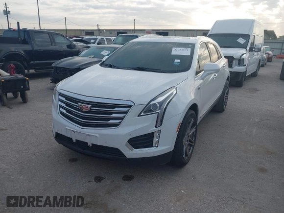 2017 Cadillac XT5 Luxury FWD with VIN 1GYKNBRS2HZ108745, listed as a IAAI auction lot 42022579 with 147,413 mi miles. Bid and sale history available at carsss.com. Image 2.