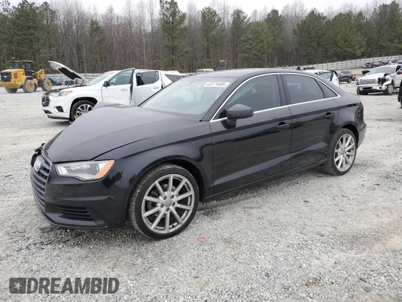 2015 Audi A3 2.0 TDI Premium Plus with VIN WAUCJGFF9F1077514, listed as a Copart auction lot 43371035 with 79,468 mi miles and Salvage Title. Bid and sale history available at carsss.com. Image 1.