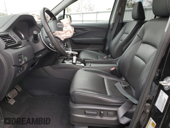 2020 Honda Ridgeline RTL-E with VIN 5FPYK3F77LB006653, listed as a Copart auction lot 52582995 with 20,727 mi miles and Salvage title. Bid and sale history available at DreamBid. Image 7.