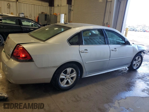 2013 Chevrolet Impala LS with VIN 2G1WF5E3XD1104541, listed as a Copart auction lot 49917295 with 144,242 mi miles and Non Repairable. Bid and sale history available at DreamBid. Image 3.