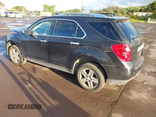 2015 Chevrolet Equinox LTZ with VIN 2GNALDEK7F6385870, listed as a IAAI auction lot 41697939 with 80,640 mi miles. Bid and sale history available at carsss.com. Image 3.