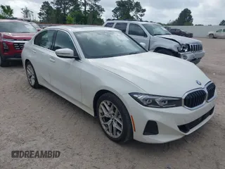 2025 BMW 3 Series 330i with VIN 3MW69CW01S8F08976, listed as a IAAI auction lot 41926214 with 12,103 mi miles and . Bid and sale history available at carsss.com. Image 1.
