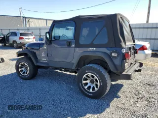 2003 Jeep Wrangler X with VIN 1J4FA39S53P363235, listed as a Copart auction lot 47496685 with 236,575 mi miles and Salvage Title. Bid and sale history available at carsss.com. Image 2.