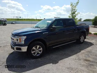 2018 Ford F-150 XL with VIN 1FTEW1EP2JKE69435, listed as a Copart auction lot 62162175 with 155,619 mi miles and Clean title. Bid and sale history available at DreamBid. Image 1.